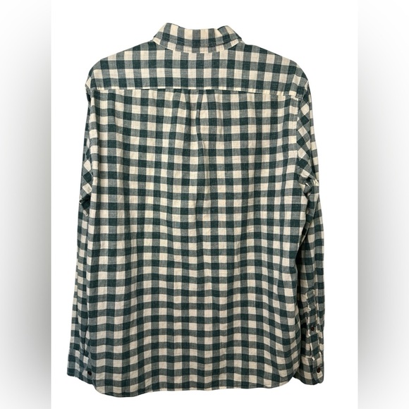 J Crew Shirt Green Homespun Check Plaid - Picture 2 of 5